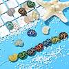 16Pcs 16 Colors Handmade Lampwork Beads LAMP-CJ0002-82-6