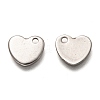 304 Stainless Steel Charms STAS-P269-06P-3