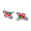 Alloy Enamel Pendants ENAM-B050-01P-4