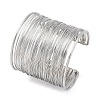 Iron Cuff Bangles BJEW-G741-05P-5