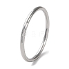 Non-Tarnish 304 Stainless Steel Simple Plain Band Finger Ring for Women Men RJEW-F152-01H-P-1