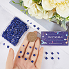 300Pcs 2 Styles 2-Hole Baking Paint Glass Seed Beads SEED-SC0001-17-3