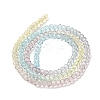 Transparent Painted Glass Beads Strands LS-DGLA-A034-T2mm-A15-5