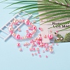 497Pcs 5 Style Rainbow ABS Plastic Imitation Pearl Beads OACR-YW0001-07D-10