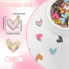 100Pcs Alloy Enamel Charms ENAM-SP0001-05-2