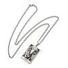 Non-Tarnish 304 Stainless Steel Tarot Pendant Necklaces NJEW-A026-01P-01-3