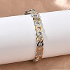 304 Stainless Steel Cuff Bangles BJEW-A160-03PG-1