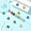 16Pcs 15 Colors Handmade Lampwork Beads LAMP-CJ0002-47-6