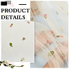 Fruit Polyester Embroidery Mesh Fabric KK-WH0558-10B-5