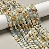 Natural Flower Amazonite Beads Strands G-P575-C07-6mm-1