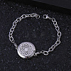 Stainless Steel Diffuser Locket Link Bracelets FD7290-1