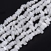 Natural White Jade Beads Strands X-G-F703-02-2