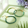 3Pcs 3 Colors 4MM Braided Nylon Cord Bracelets FIND-TA0009-49-5
