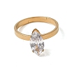 304 Stainless Steel Pave Cubic Zirconia Finger Rings for Women RJEW-B161-02G-02-4