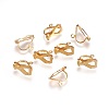 304 Stainless Steel Clip-on Earring Findings X-STAS-P206-02G-1