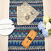 CHGCRAFT 3Pcs 3 Colors Ethnic Style Cotton Hemp Table Runners DIY-CA0005-88-5