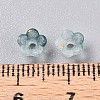 Frosted Transparent Acrylic Beads OACR-N137-72L-4