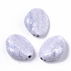 Crackle Opaque Acrylic Beads CACR-N003-07-1