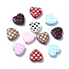 35Pcs 7 Colors Spray Painted Alloy Beads ENAM-CJ0006-11-3