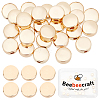 80Pcs Rack Plating Brass Beads KK-BBC0027-38G-1