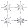 4Pcs Alloy Lapel Pin Brooches for Backpack Clothes JEWB-UN0002-68-1