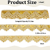 10 Yards Sparkle Polyamide Wavy Flower Lace Trim OCOR-WH20022-023A-2