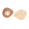 Sport Alloy Enamel Pendants ENAM-C035-01A-2