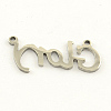 Tarnish Resistant Fashionable Stainless Steel Word Charms LS-STAS-R059-20-2