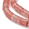 Cherry Quartz Glass Beads Strands G-G175-N16-01-4