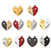 10 Sets Spray Painted Alloy Split Pendants FIND-FS0004-20-1