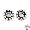 925 Thailand Sterling Silver Spacer Beads STER-D004-01B-AS-4