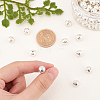 Electroplated Natural Lava Rock Beads Strands G-NB0001-94C-4