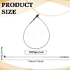 Plastic Hang Tag Fasteners FIND-WH0139-315B-02-2