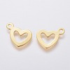 304 Stainless Steel Open Heart Charms LS-STAS-L234-087G-2