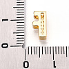 Brass Micro Pave Cubic Zirconia Charms KK-N254-217G-F-3