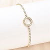 304 Stainless Steel Cup Chains Bracelets for Women BJEW-D364-01B-G-3