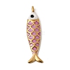 304 Stainless Steel Enamel Pendants STAS-B128-53G-2