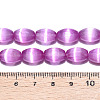 Dyed Natural Selenite Beads Strands G-T138-232F-4