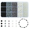 5 Colors Glass Seed Beads SEED-YW0002-49C-1