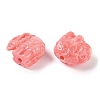 Synthetic Shell Dyed Carved Beads SHEL-H005-12-2