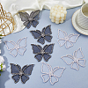 8Pcs 2 Colors Cloth Ornament Accessories FIND-FH0017-20-4