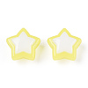 Two Tone Opaque Acrylic Beads SACR-I005-04A-01-1