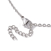 Crystal Stone Cage Pendant Necklaces NJEW-JN04757-01-4