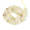 Natural Lemon Quartz(Heated) Beads Strands G-N347-17A-06-3