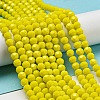 Opaque Glass Beads Stands EGLA-A035-P6mm-D04-2