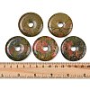 Natural Unakite Pendants G-C220-F01-40mm-6