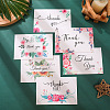 6Pcs 6 Styles Rectangle Thank You Greeting Cards HULI-PW0002-141B-1