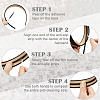 10Pcs 2 Styles Resin Firm Headband Non-slip Strip FIND-SP0020-61-4