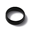 PVD Vacuum Plating Matte Style 304 Stainless Steel Wide Band Finger Rings for Women Men RJEW-WH0009-14B-EB-2