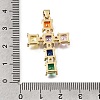 Easter Brass Pave Cubic Zirconia Pendants CU-E002-01B-G04-3